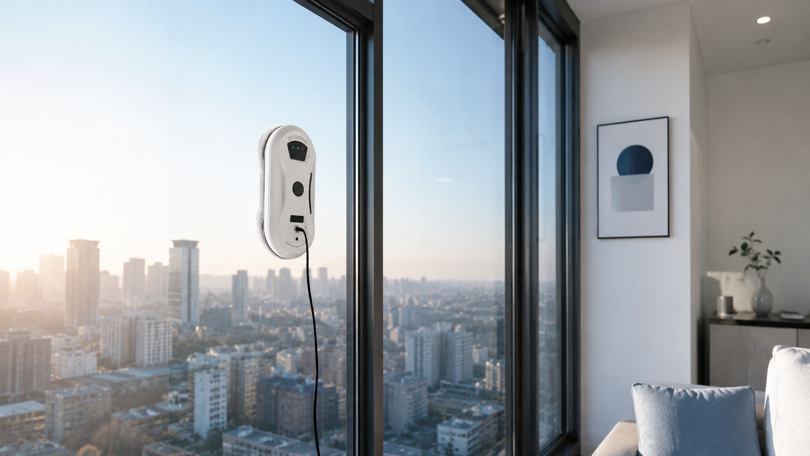 Nos conseils de sécurité pour nettoyer les vitres en hauteur